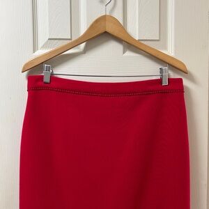 ANN TAYLOR Red Women's Skirt